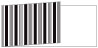 Stripe Black & White Fold Away Invitation 4 x 9 1/4 - 25/Pk