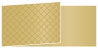 Casablanca Bronze Fold Away Invitation 4 x 9 1/4 - 25/Pk