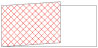 Casablanca Rouge Fold Away Invitation 4 x 9 1/4 - 25/Pk