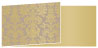 Victoria Bronze Fold Away Invitation 4 x 9 1/4 - 25/Pk