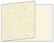 Paisley Yellow Fold Away Invitation 5 x 7 - 25/Pk
