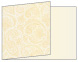 Paisley Gold Fold Away Invitation 5 x 7 - 25/Pk