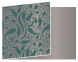 Peacock Secret Fold Away Invitation 5 x 7 - 25/Pk