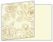 Rose Antique Fold Away Invitation 5 x 7 - 25/Pk