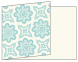 Morocco Mellow Blue Fold Away Invitation 5 x 7 - 25/Pk