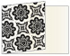Morocco Black Fold Away Invitation 5 x 7 - 25/Pk