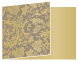 Renaissance Bronze Fold Away Invitation 5 x 7 - 25/Pk