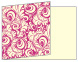 Nature Hot Pink Fold Away Invitation 5 x 7 - 25/Pk