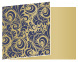 Nature Navy Fold Away Invitation 5 x 7 - 25/Pk