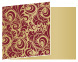 Nature Maroon Fold Away Invitation 5 x 7 - 25/Pk
