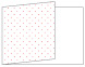 Polkadot Red Fold Away Invitation 5 x 7 - 25/Pk