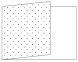 Polkadot Black Fold Away Invitation 5 x 7 - 25/Pk