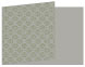 Rococo Pewter Fold Away Invitation 5 x 7 - 25/Pk
