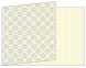 Rococo Grey Fold Away Invitation 5 x 7 - 25/Pk