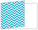 Chevron Fiji Fold Away Invitation 5 x 7 - 25/Pk