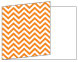 Chevron Lava Fold Away Invitation 5 x 7 - 25/Pk