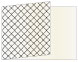 Casablanca Black & White Fold Away Invitation 5 x 7 - 25/Pk