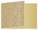 Victoria Bronze Fold Away Invitation 5 x 7 - 25/Pk