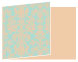 Victoria Tan Fold Away Invitation 5 x 7 - 25/Pk