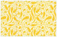 Peacock Yellow Gate Fold Invitation Style A (5 x 7) - 10/Pk