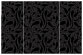 Peacock Black Gate Fold Invitation Style A (5 x 7) - 10/Pk