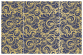 Nature Navy Gate Fold Invitation Style A (5 x 7) - 10/Pk