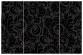 Nature Black Gate Fold Invitation Style A (5 x 7) - 10/Pk