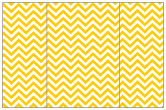 Chevron Bomble Bee Gate Fold Invitation Style A (5 x 7) - 10/Pk