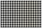 Hounds Tooth Black & White Gate Fold Invitation Style A (5 x 7) - 10/Pk