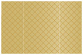 Casablanca Bronze Gate Fold Invitation Style A (5 x 7) - 10/Pk