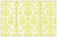 Victoria Lime Gate Fold Invitation Style A (5 x 7) - 10/Pk