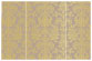 Victoria Bronze Gate Fold Invitation Style A (5 x 7) - 10/Pk