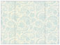 Paisley Blue Gate Fold Invitation Style B (5 1/4 x 7 3/4) - 10/Pk