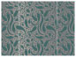 Peacock Secret Gate Fold Invitation Style B (5 1/4 x 7 3/4) - 10/Pk
