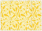 Peacock Yellow Gate Fold Invitation Style B (5 1/4 x 7 3/4) - 10/Pk