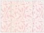 Peacock Rosa Gate Fold Invitation Style B (5 1/4 x 7 3/4) - 10/Pk