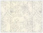Rose Silver Gate Fold Invitation Style B (5 1/4 x 7 3/4) - 10/Pk