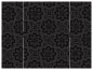 Morocco Noir Gate Fold Invitation Style B (5 1/4 x 7 3/4) - 10/Pk