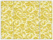 Nature Lime Gate Fold Invitation Style B (5 1/4 x 7 3/4) - 10/Pk