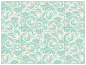 Nature Mellow Blue Gate Fold Invitation Style B (5 1/4 x 7 3/4) - 10/Pk