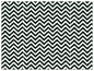 Chevron B&W Gate Fold Invitation Style B (5 1/4 x 7 3/4) - 10/Pk