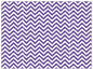Chevron Amethyst Gate Fold Invitation Style B (5 1/4 x 7 3/4) - 10/Pk