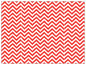 Chevron Rouge Gate Fold Invitation Style B (5 1/4 x 7 3/4) - 10/Pk