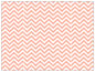 Chevron Ginger Gate Fold Invitation Style B (5 1/4 x 7 3/4) - 10/Pk