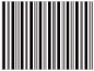 Stripe Black & White Gate Fold Invitation Style B (5 1/4 x 7 3/4) - 10/Pk
