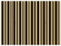 Stripe Black Gate Fold Invitation Style B (5 1/4 x 7 3/4) - 10/Pk
