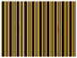Stripe Noir Gate Fold Invitation Style B (5 1/4 x 7 3/4) - 10/Pk