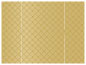 Casablanca Bronze Gate Fold Invitation Style B (5 1/4 x 7 3/4) - 10/Pk