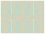 Victoria Tan Gate Fold Invitation Style B (5 1/4 x 7 3/4) - 10/Pk