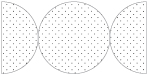 Polkadot Black Round Gate Fold Invitation Style D (5 3/4 Diameter) - 10/Pk